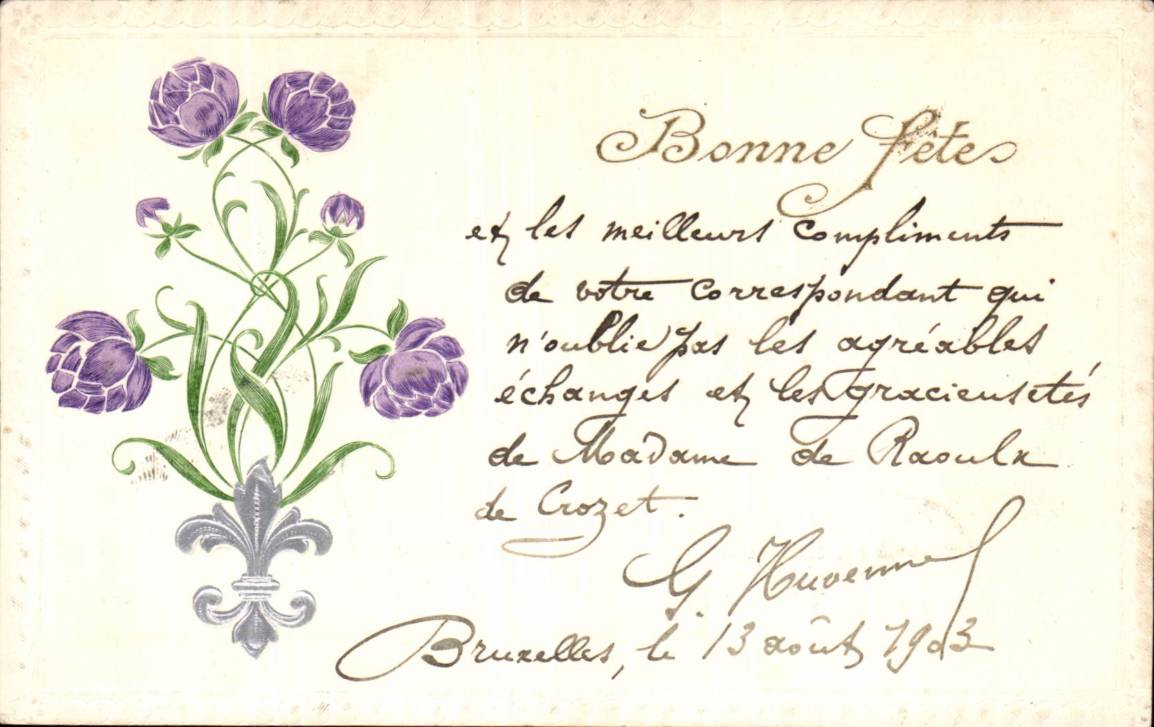 Blumen - Blume des Lilien- und Blumenentwurfs CPA