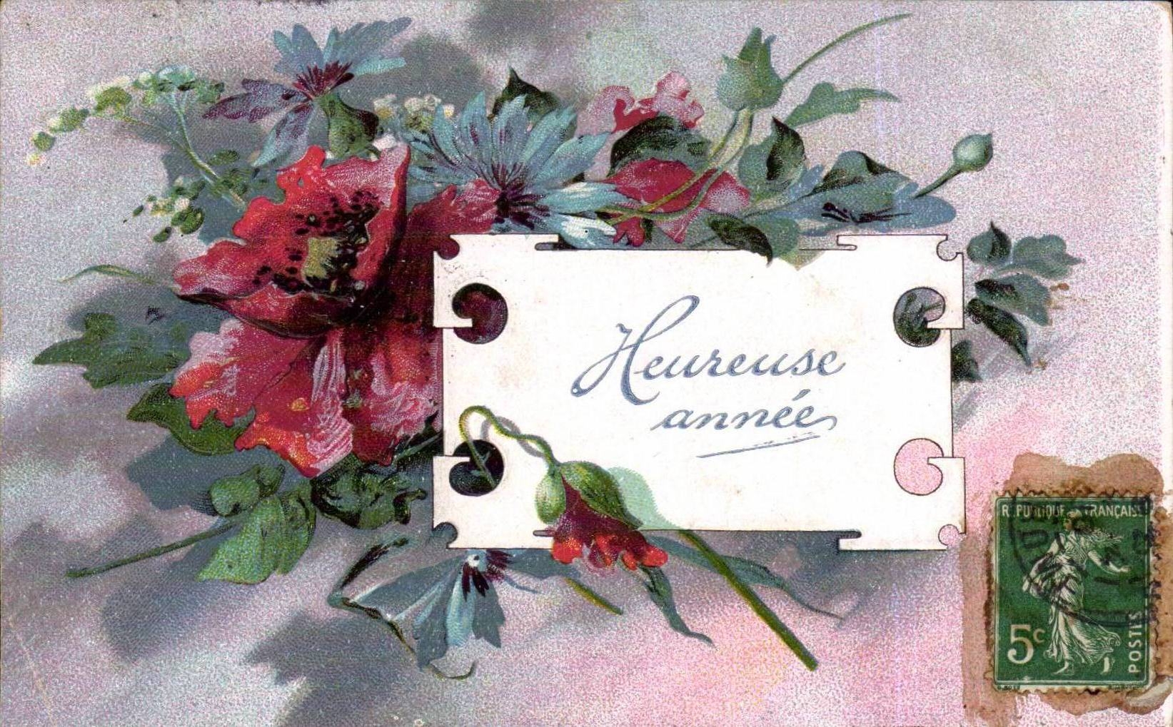 Blumen - Blumen - gluckliches Jahr - CPA