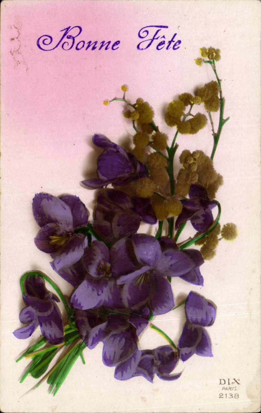 Blumen - Blumen - gutes Festival - CPA