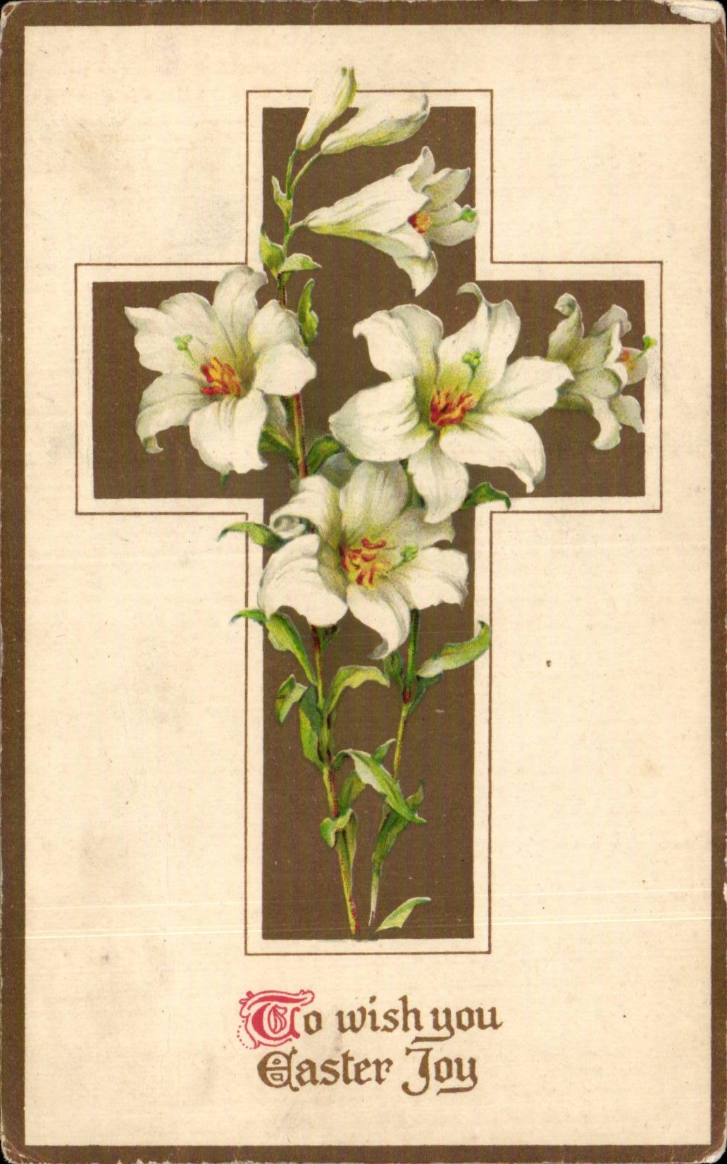 Blumen - Blumen - Querfeldeinrennen mit Lilien - CPA