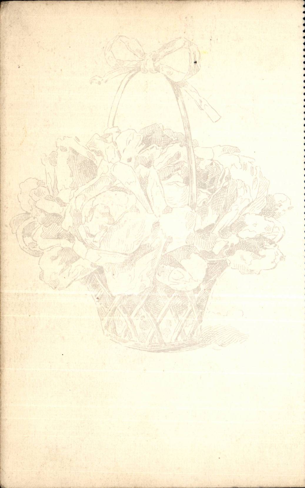 Blumen - Blumen - rosafarbenes helles Spitzen- Bild - CPA