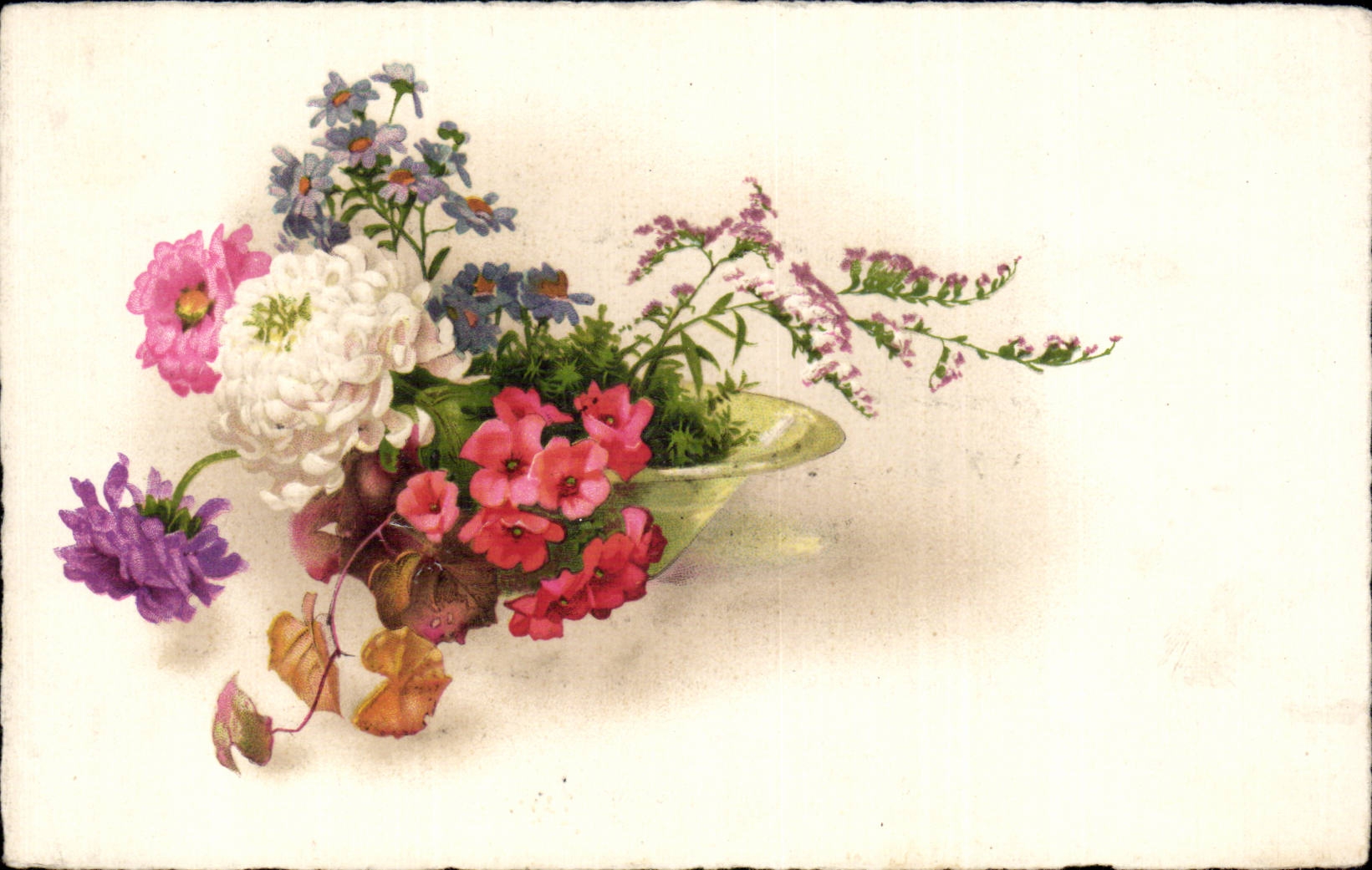 Bluht - Blumen - bunte Blumen - CPA