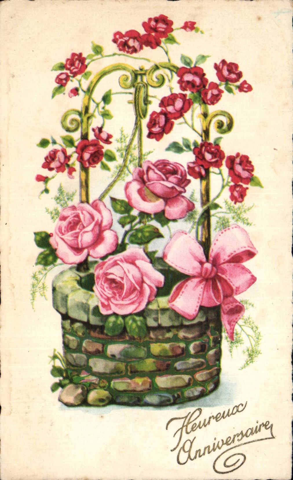 Bluht - Blumen - Victorian - Tennisschuh weg vom Rosa - CPA