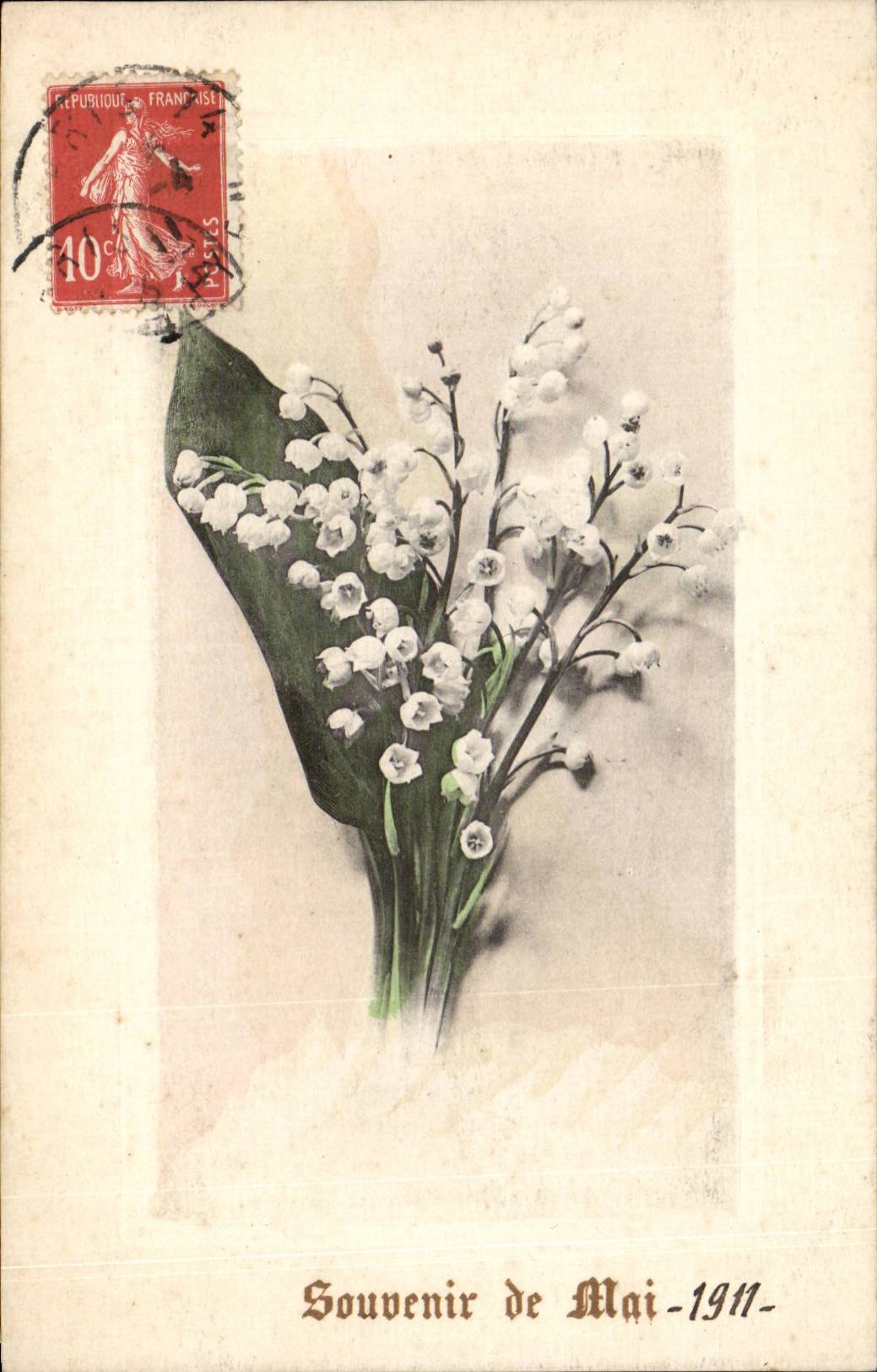 Bluht - Blumen - Lilie des Tales - Lilie weg vom Tal - CPA