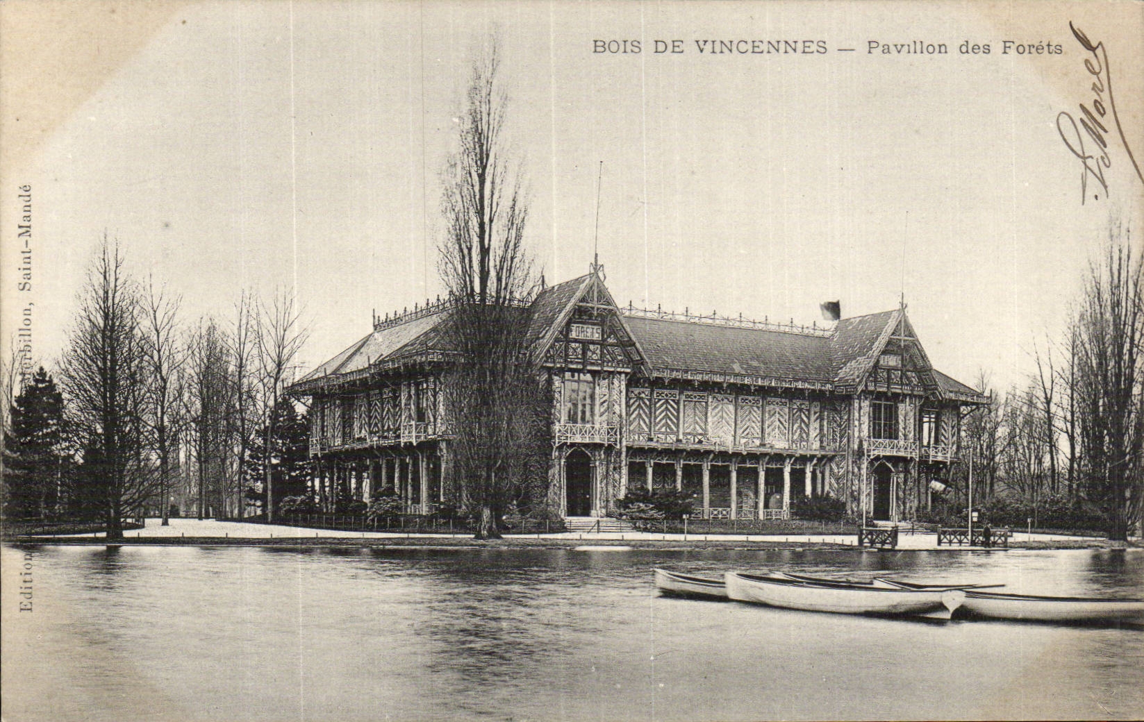 CPA Wood of Vincennes House of the drills