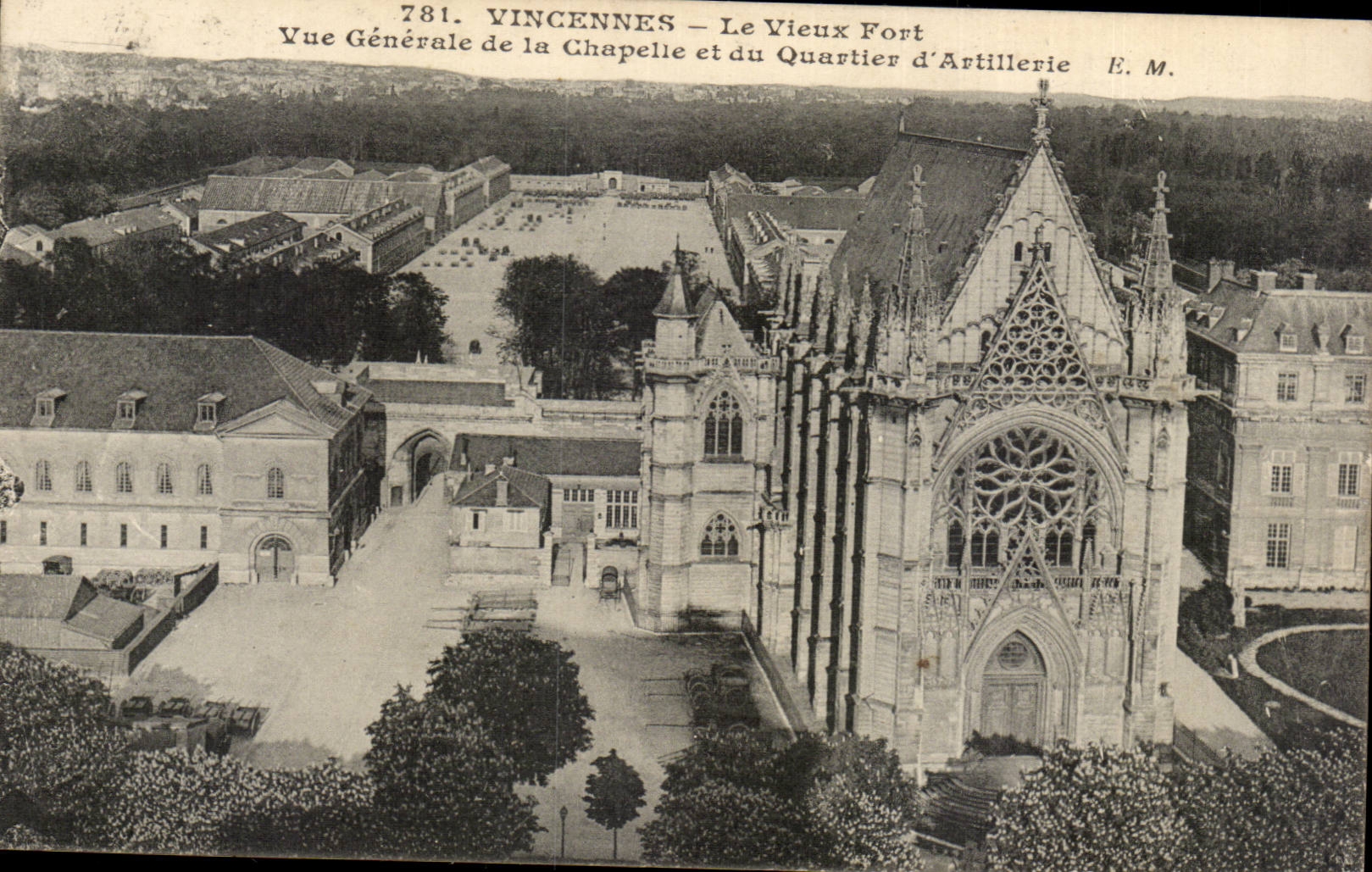 Vincennes - the Old man Fort - View of the Vault - CPA