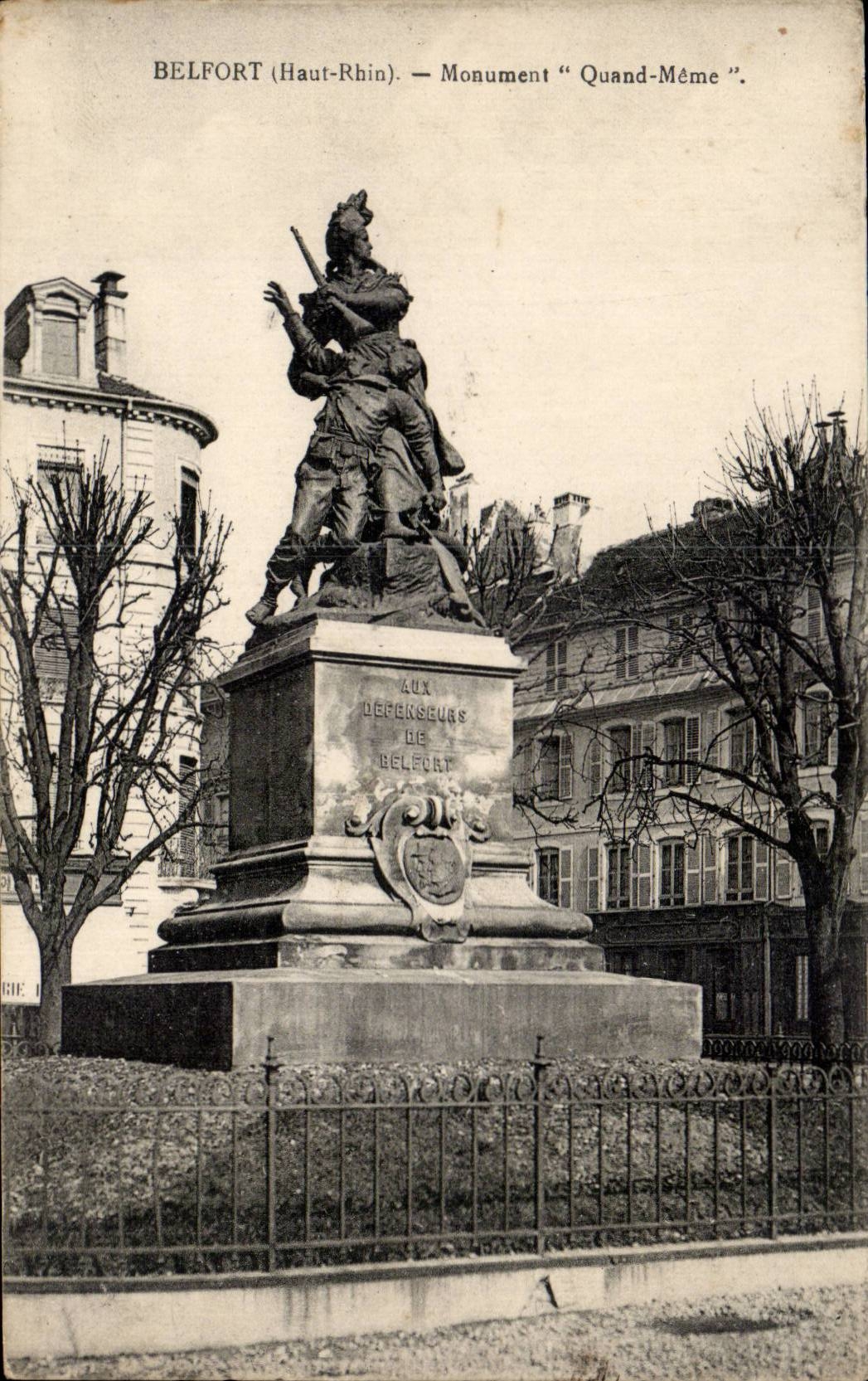 Belfort - Monument Nevertheless CPA