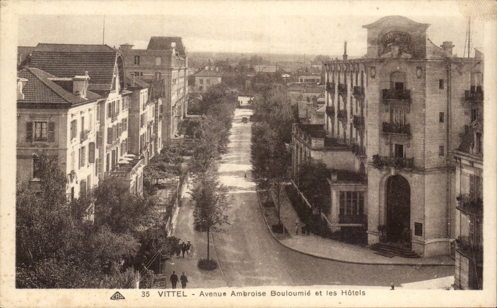 CPA Vittel Which occurred Ambroise Boulomie and hotels