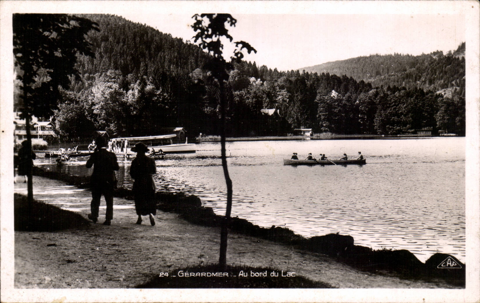 CPA Gerardmer At the edge of the lake