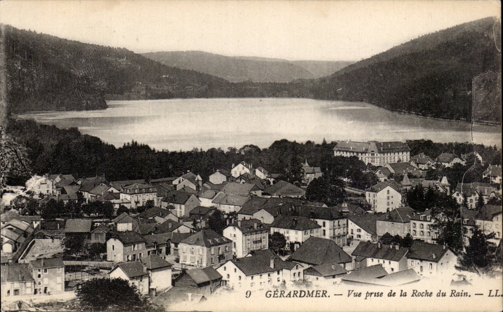 CPA Gerardmer Seen from of the rock of Rain