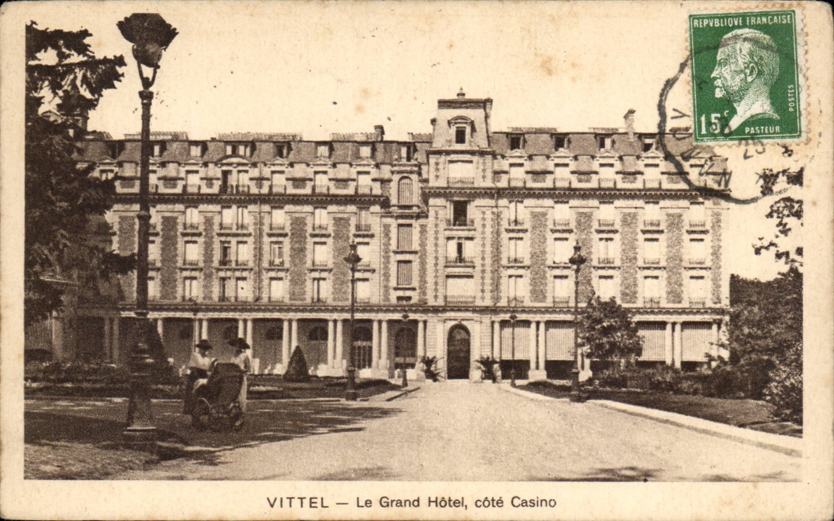 CPA Vittel the large hotel dimensions casino