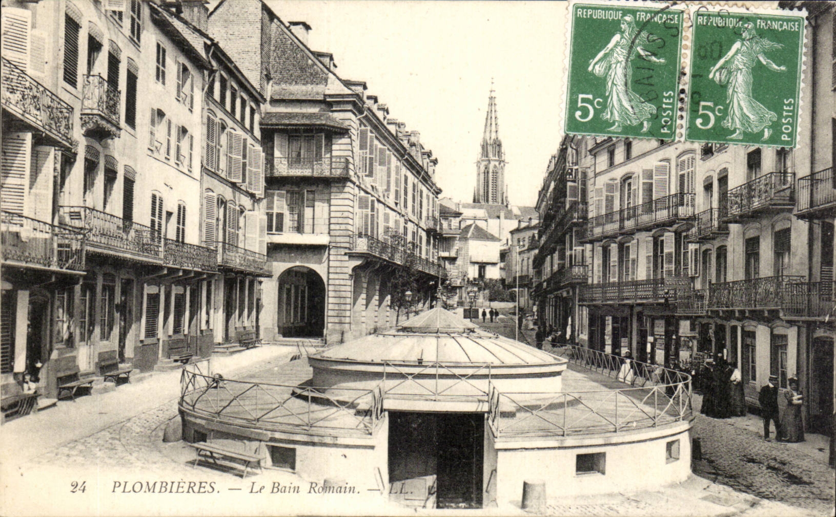 Plombieres - das Romain-Bad - CPA