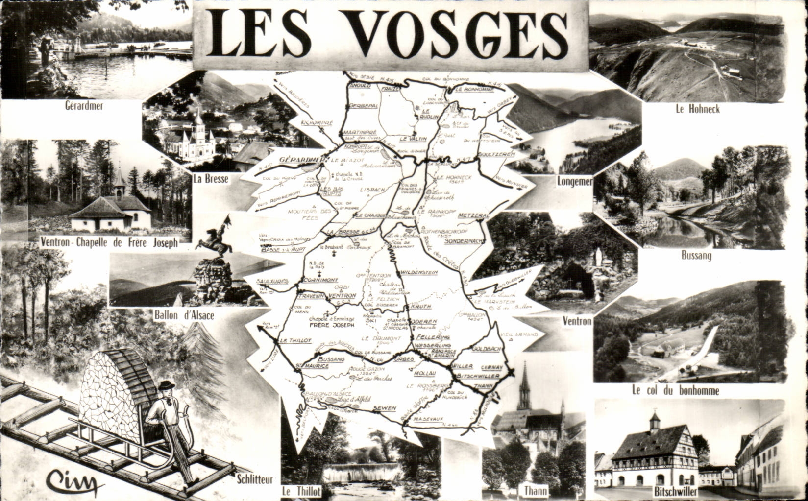 The Vosges - Souvenir - CPA
