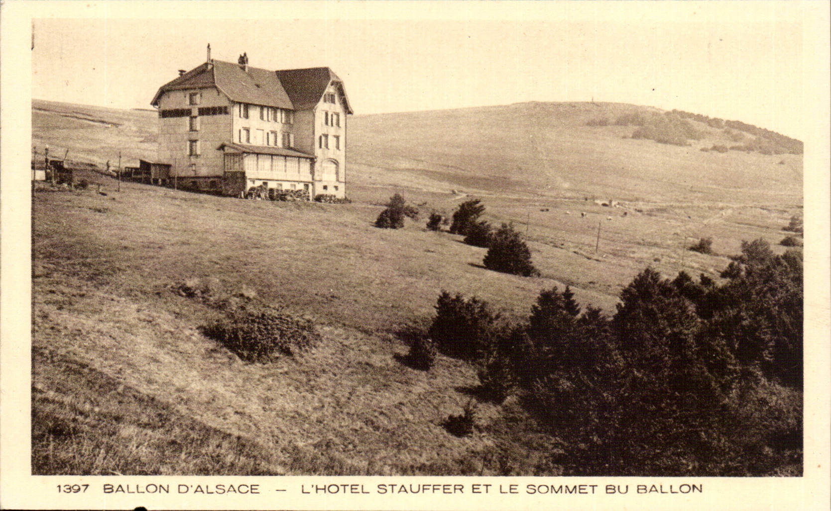 Balloon of Alsace - the Stauffer Hotel and the Summit - CPA