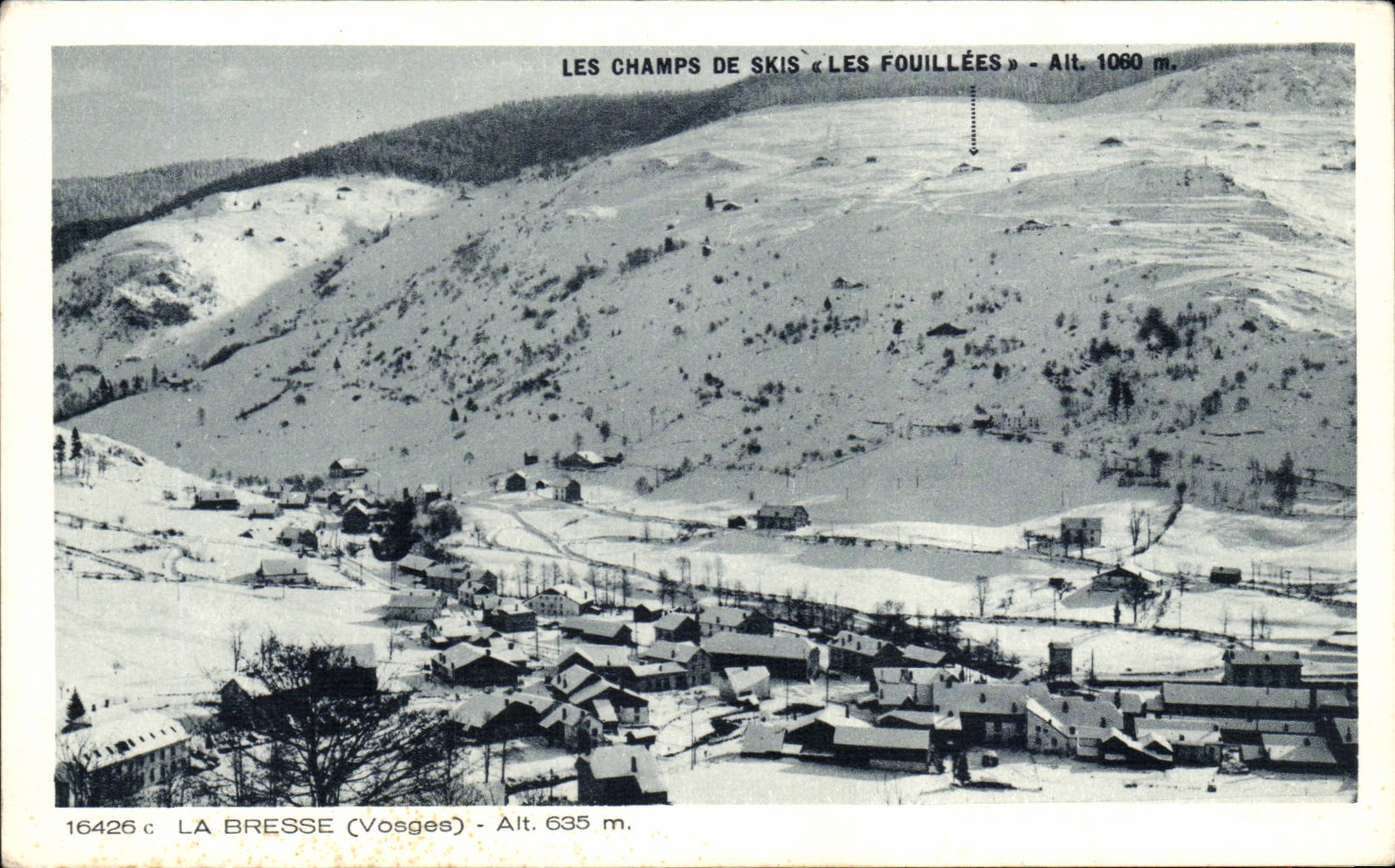 The Bresse - Fields of the Skis - CPA