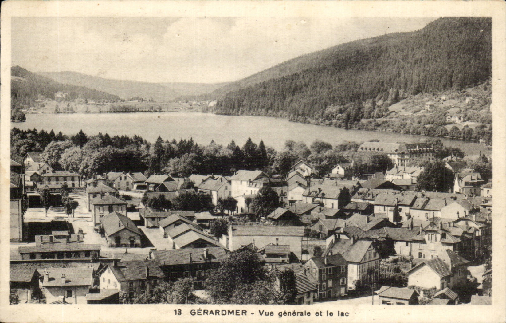Gerardmer - View and the Lake - CPA