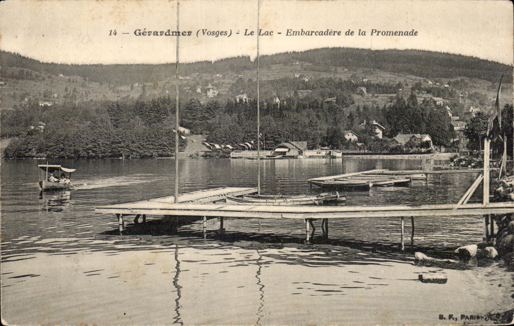 Gerardmer - the Lake - Landing stage of the Walk - CPA