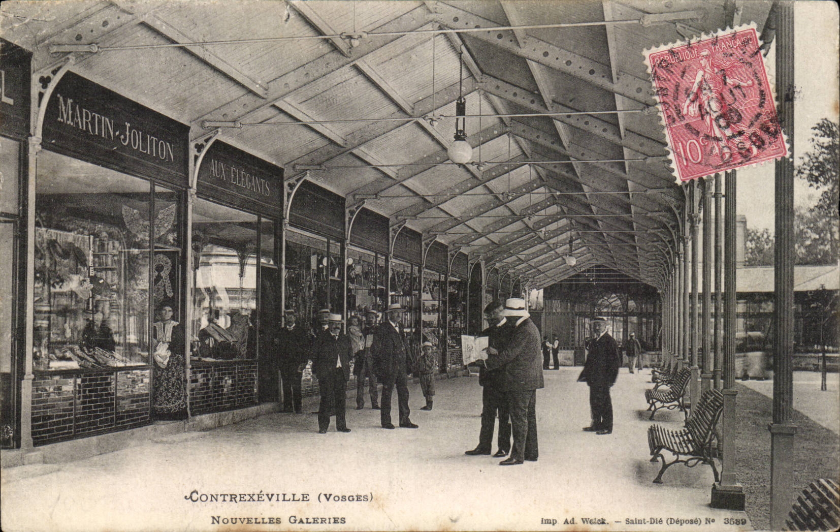 Contrexeville - Galleries - CPA