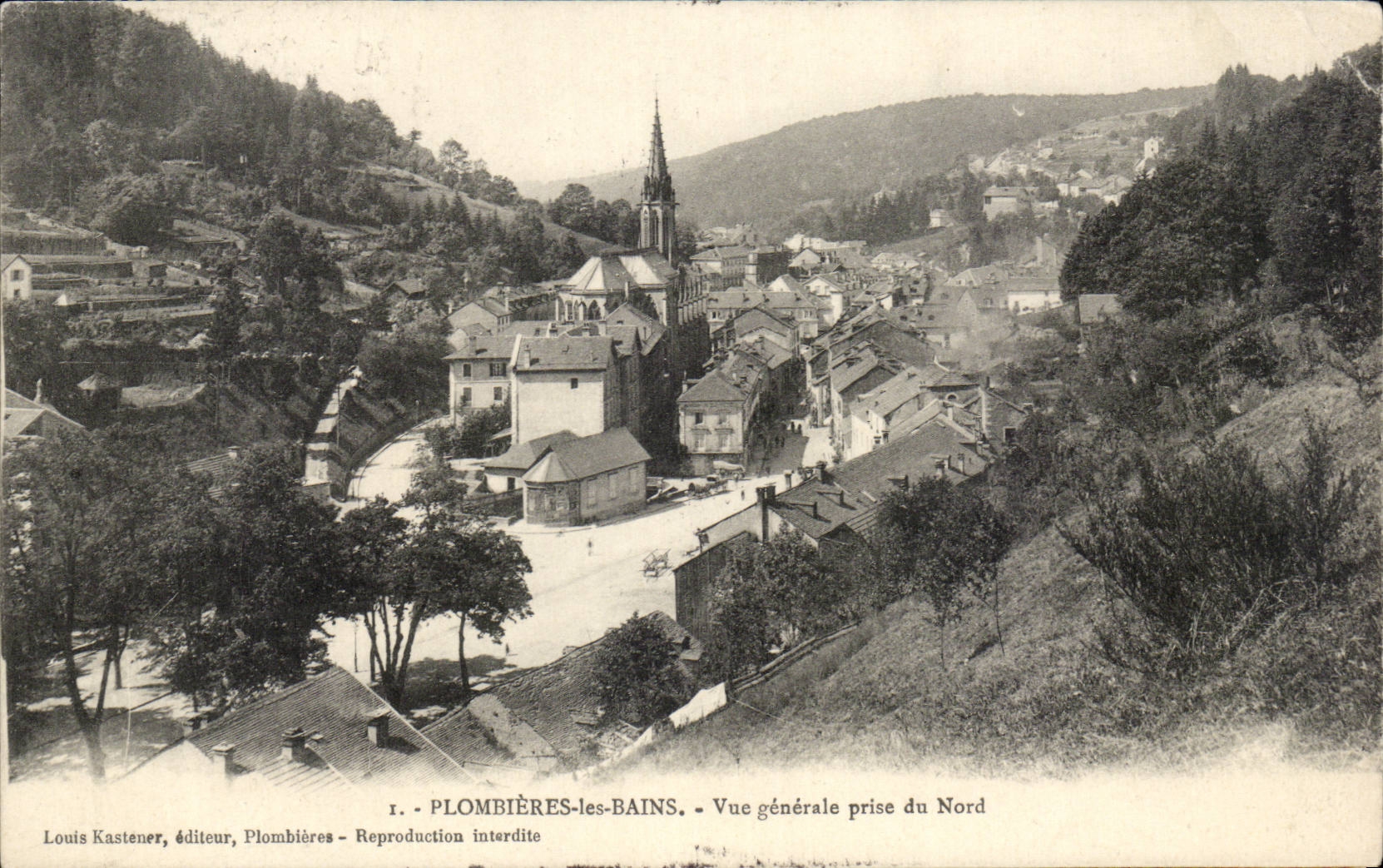Plombieres les Bains - Drunk general catch of North - CPA