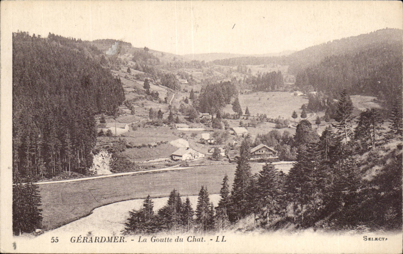 Gerardmer - the Drop of the Cat - CPA