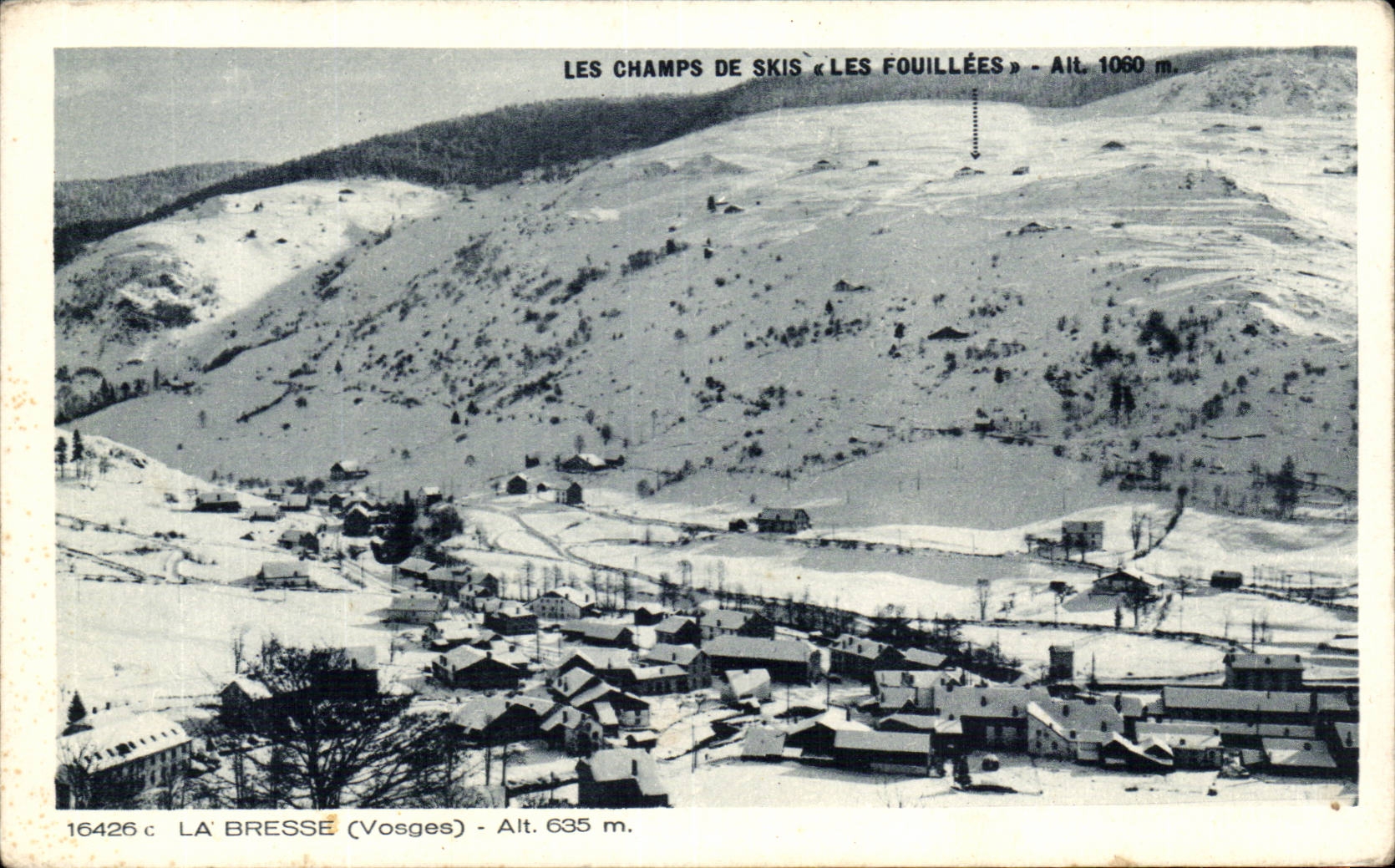 Das Bresse - Felder des Skis - Fouillees - CPA