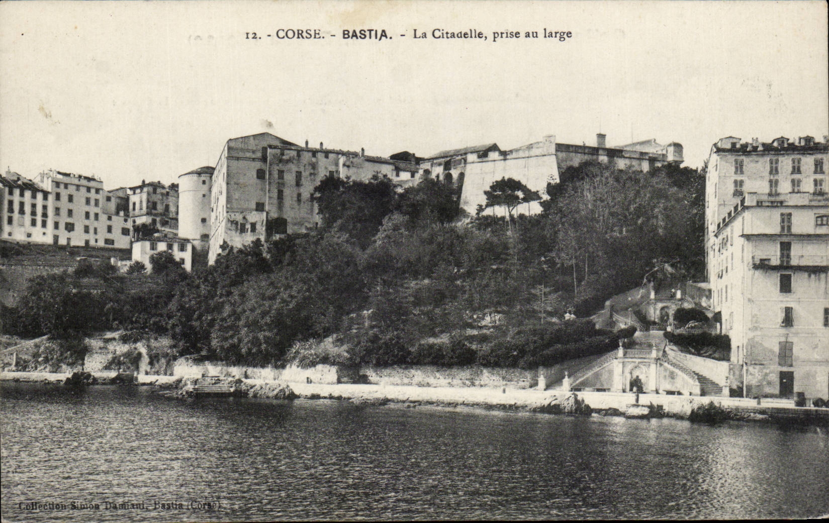 Corsica - High Corsica - Corsica - Bastia - the Citadel taken with broad - CPA