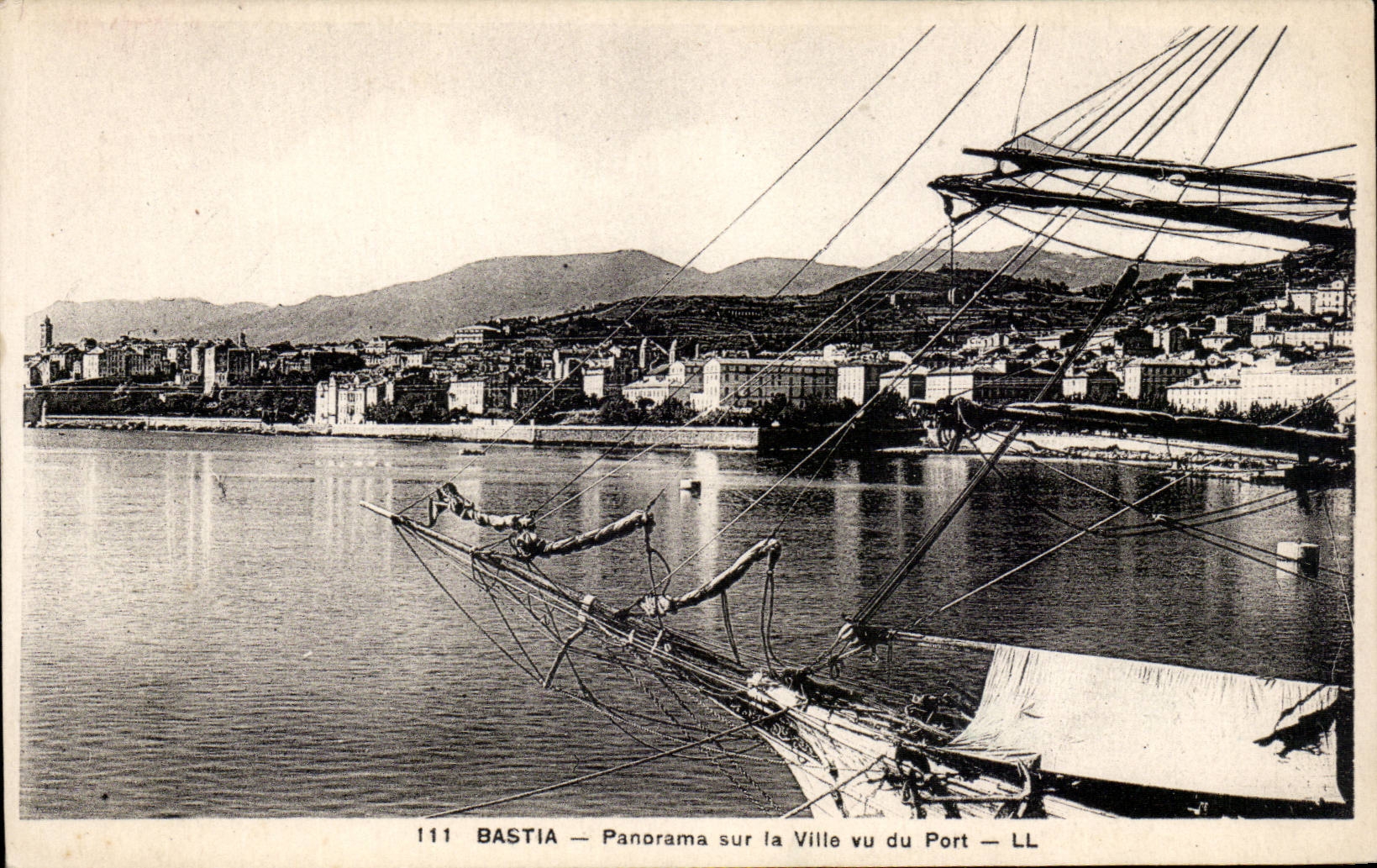Corsica - High Corsica - Corsica - Bastia - Panorama on the City seen of the Port - CPA