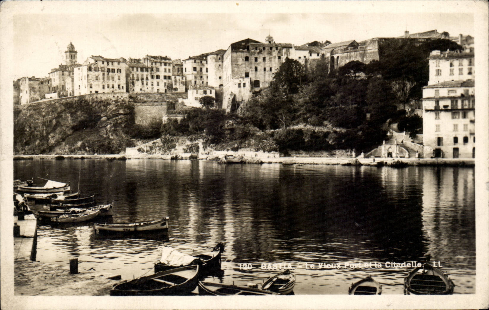 Corsica - High Corsica - Corsica - Bastia - the Old port and the Citadel - CPA