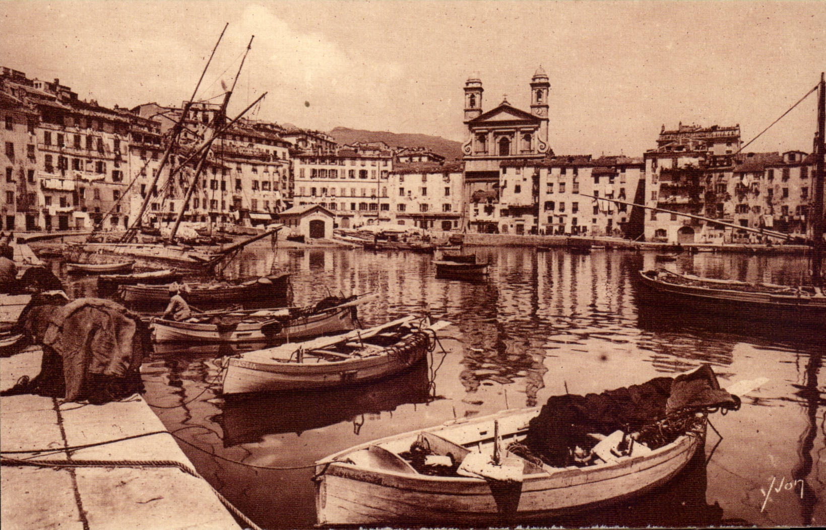 Corsica - High Corsica - Corsica - Bastia - Corsica - the Old Port - View - Yvon - CPA