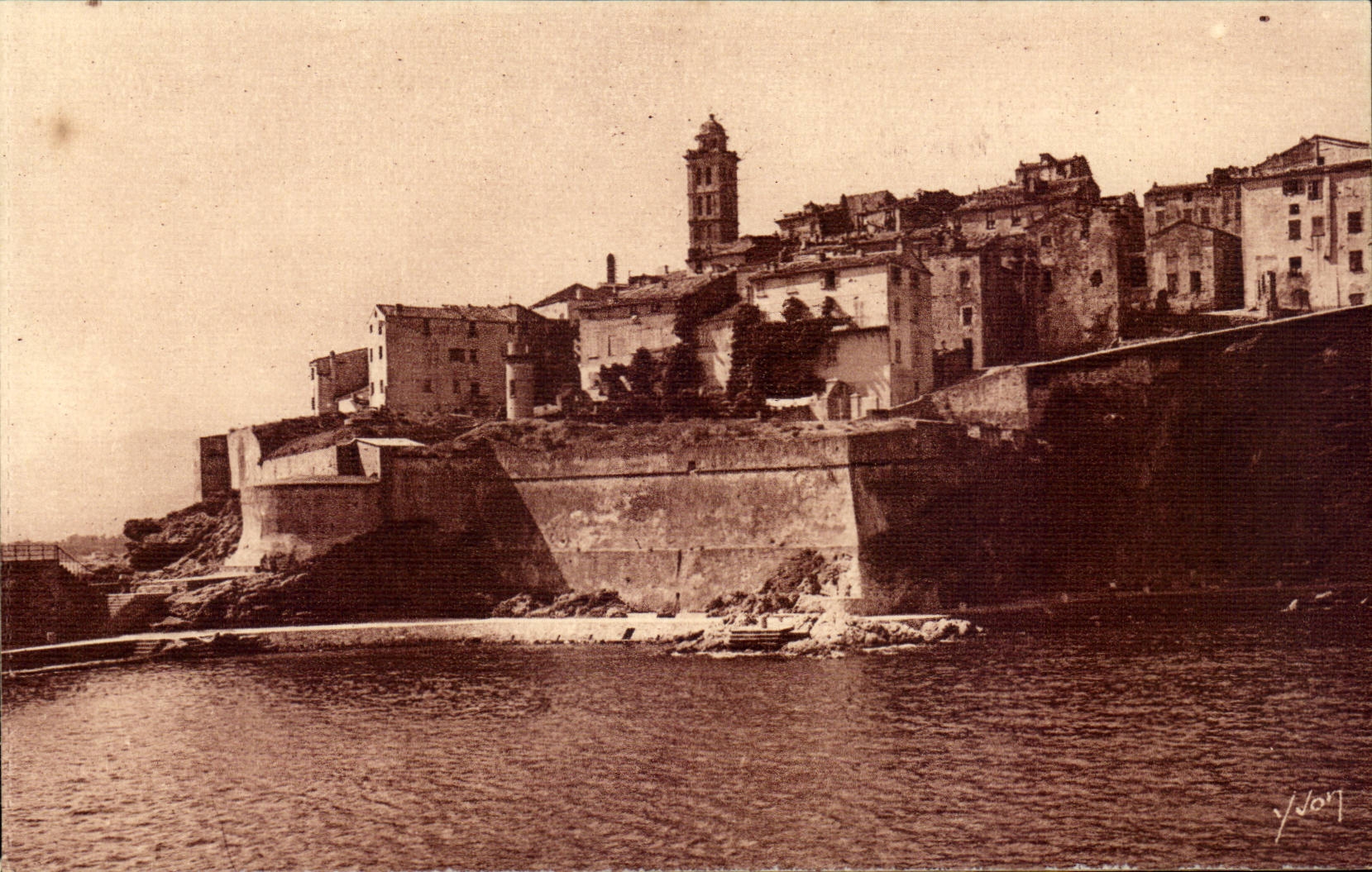 Corsica - High Corsica - Corsica - Bastia - Corsica - the Citadel and Entrance of the Old Port - Yvon - CPA