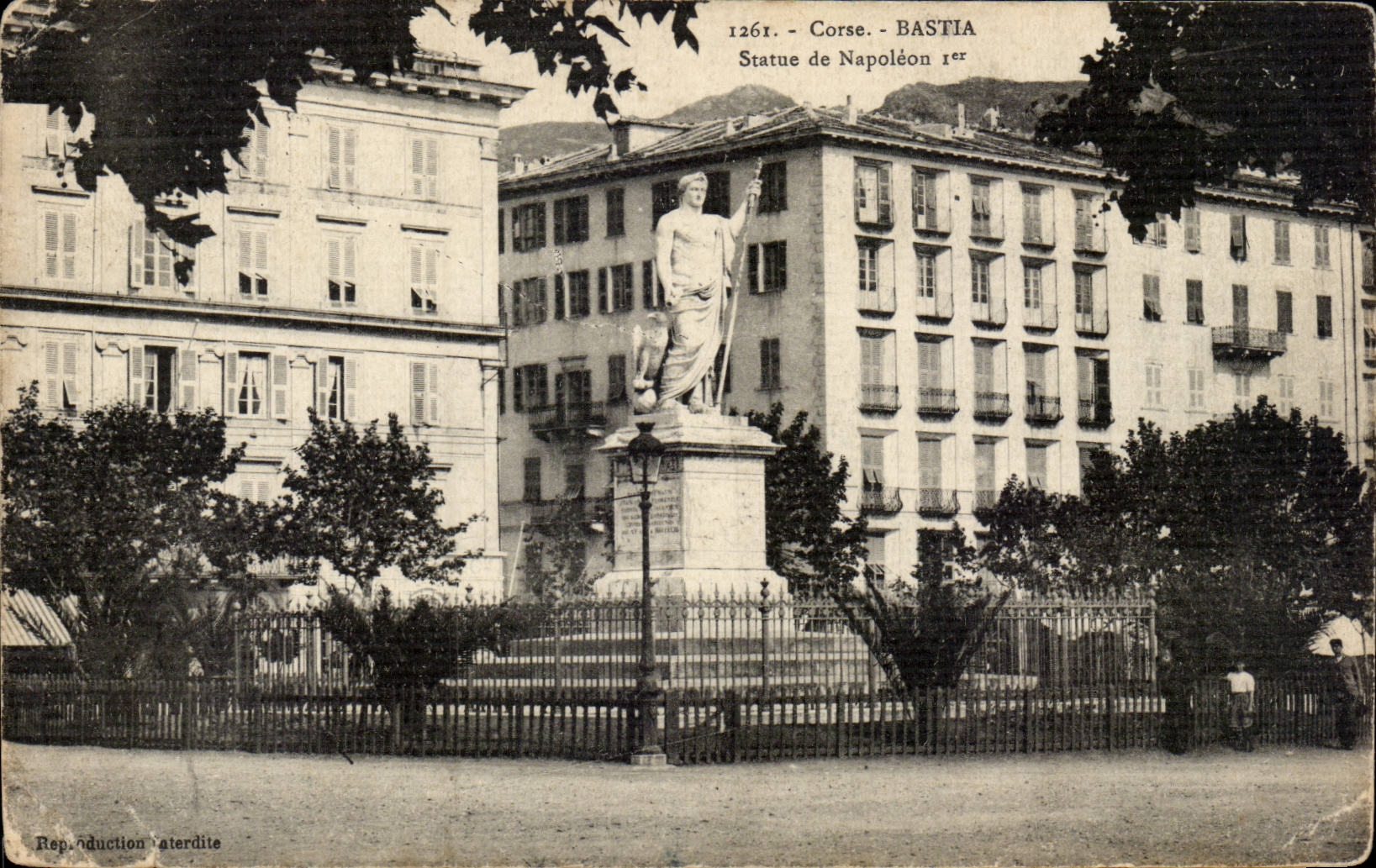 Corsica - High Corsica - Corsica - Bastia - Public garden of Napoleon I - CPA