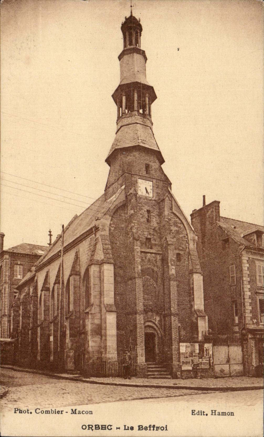 Orbec out of Trough - the Belfry - Normandy - CPA