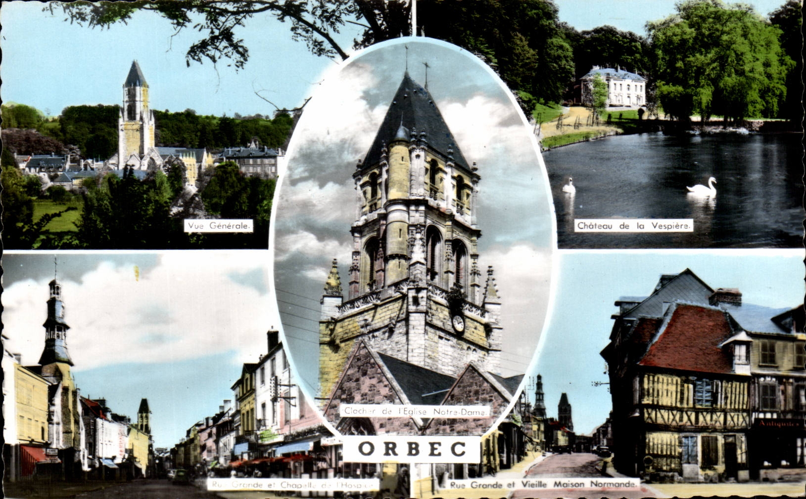 Orbec aus Abflussrinne - Andenken heraus - CPA