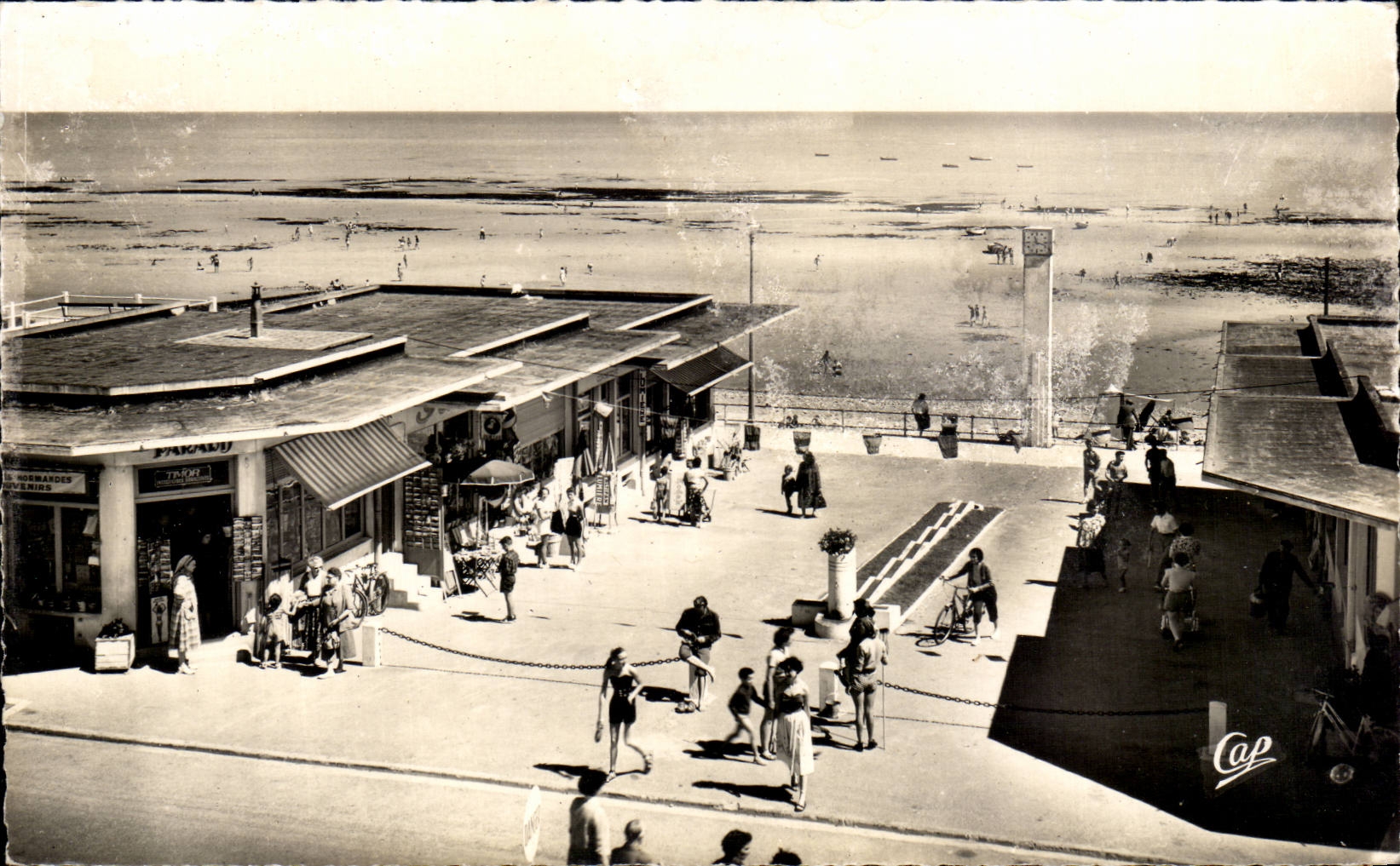 CPA Luc auf Seeabfall des Strandes und des Taktgebers