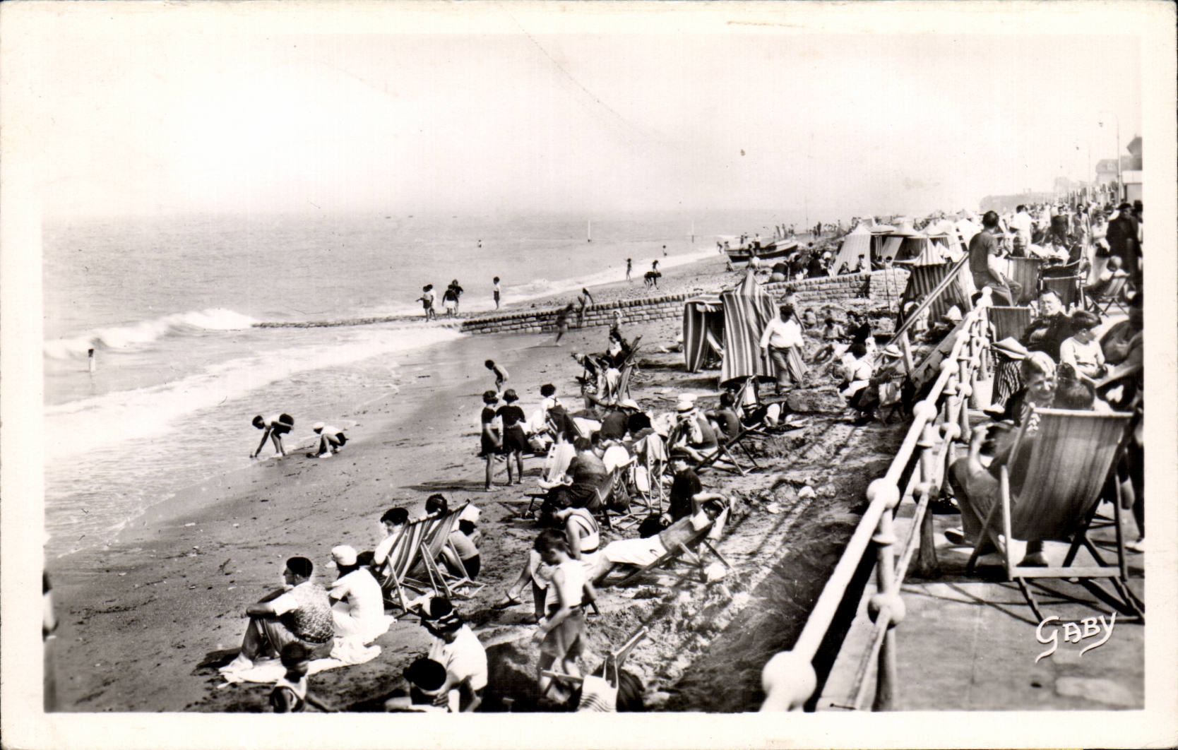 CPA Luc auf Meer der Strand