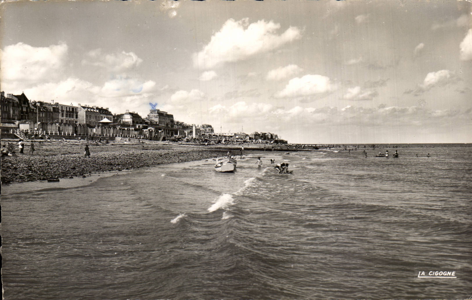 CPA Luc auf Meer das sudliche Teil des Strandes