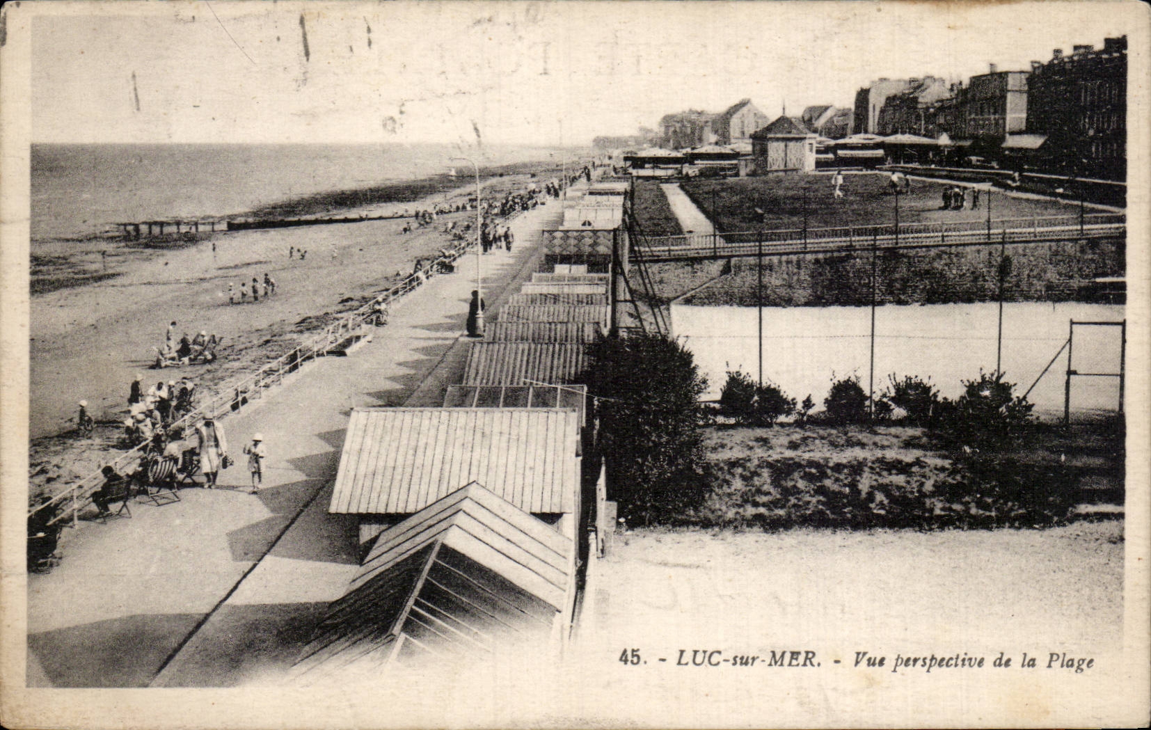 CPA Luc on Sea Seen perspective of the beach