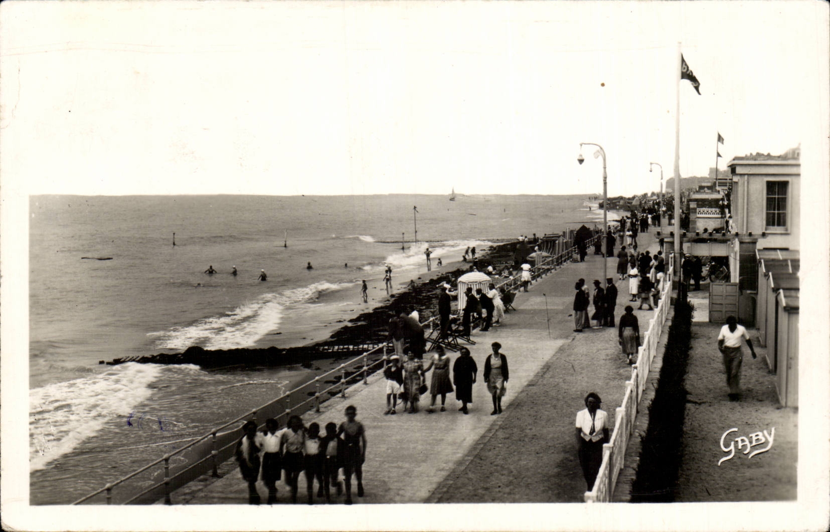 CPSM Luc auf Meer die Verdammung und der Strand
