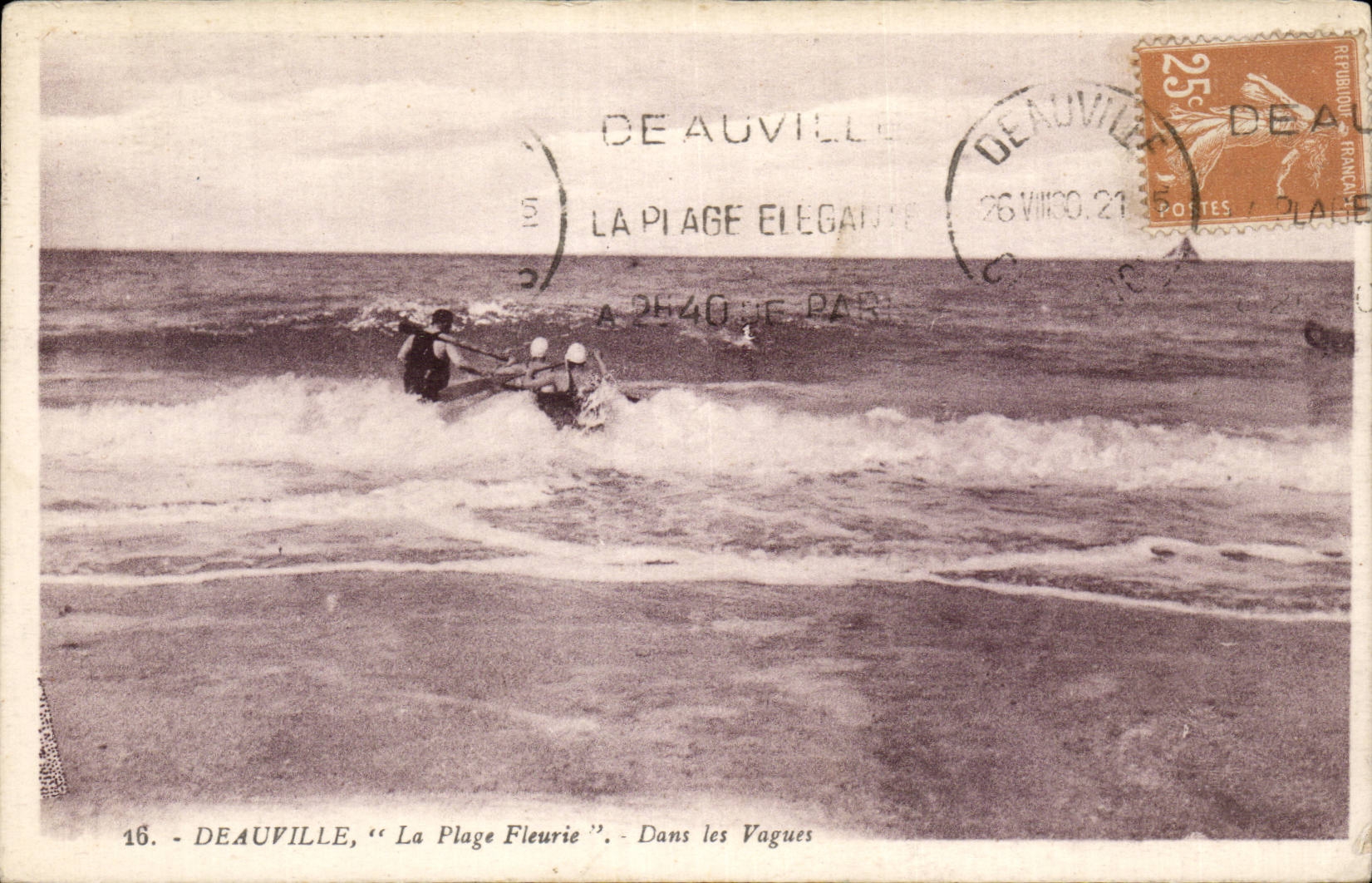 CPA Deauville der Strand bluhte in vagem das Kanu