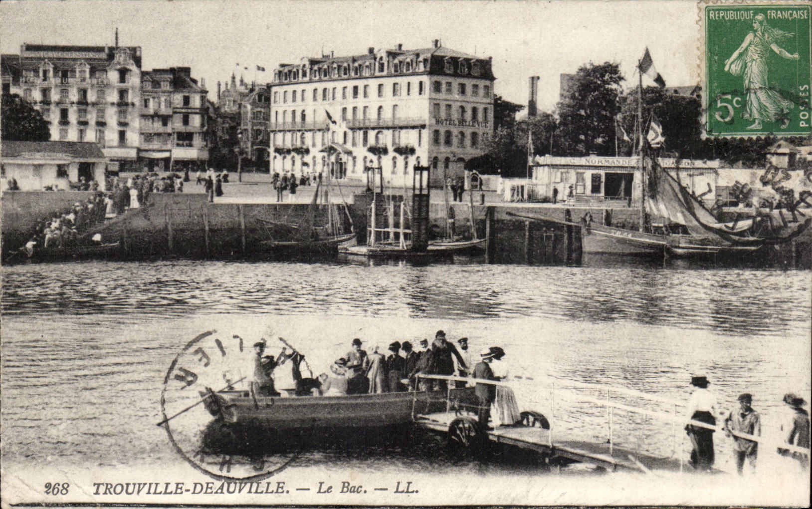 Deauville - Trouville - der Bottich - CPA