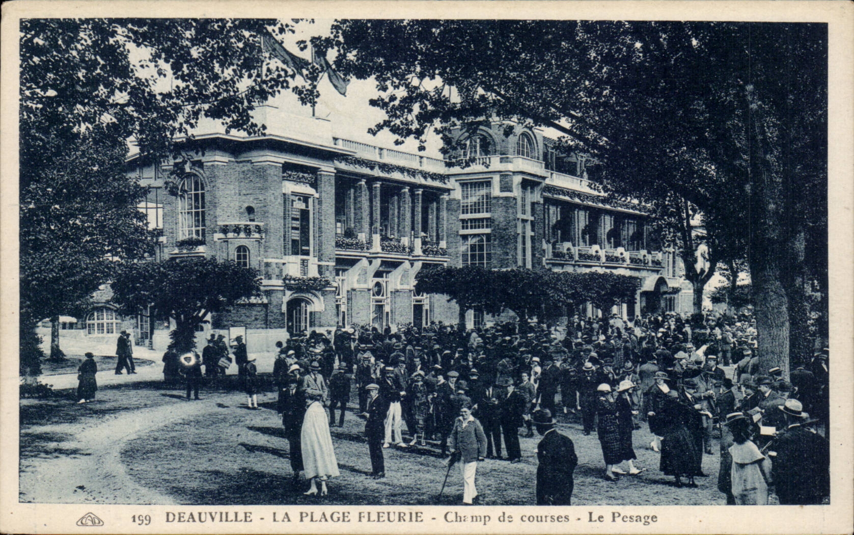 Deauville - wiegend - Rennstrecke Hippisme - CPA