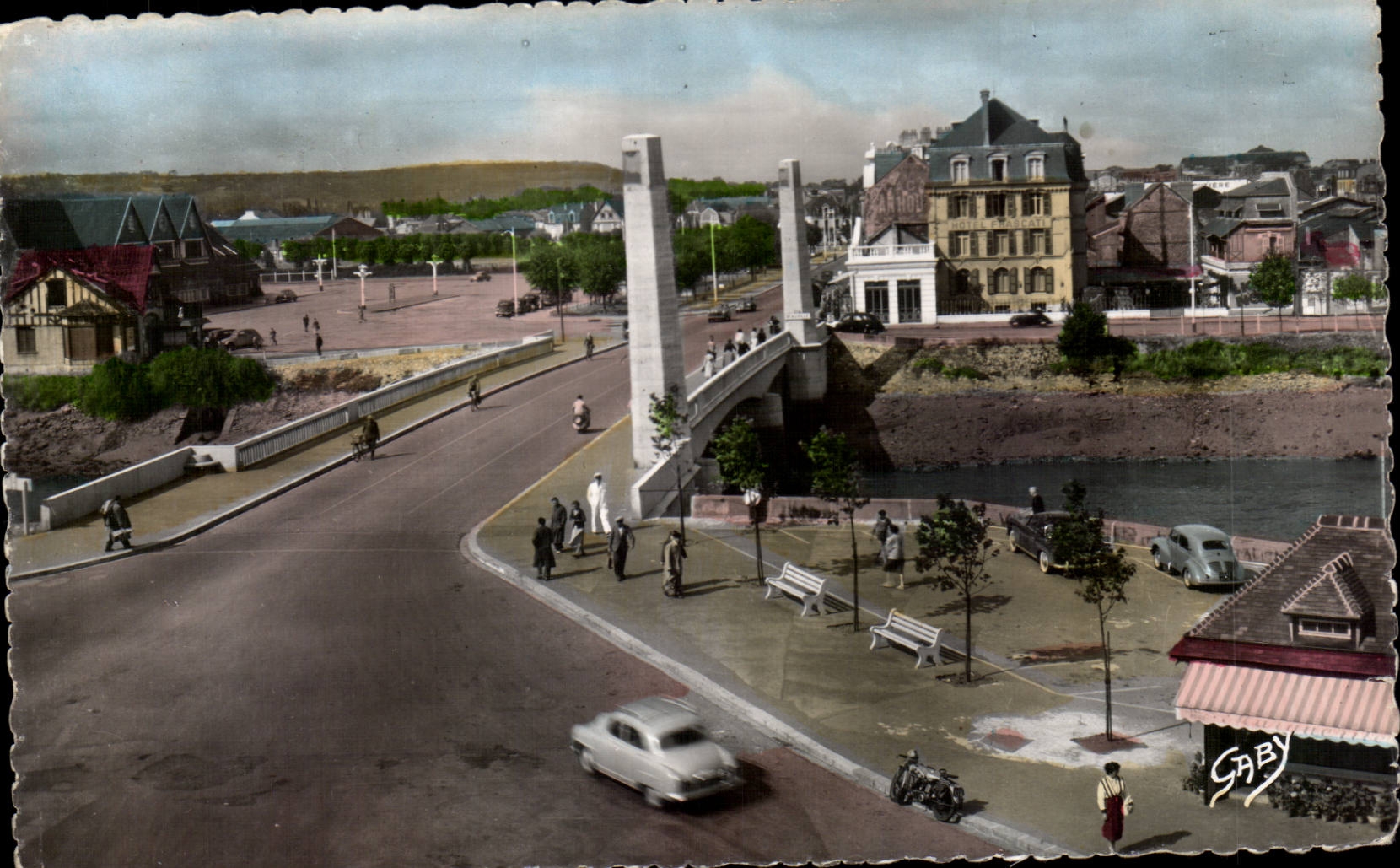 Deauville - die Brucke - CPA