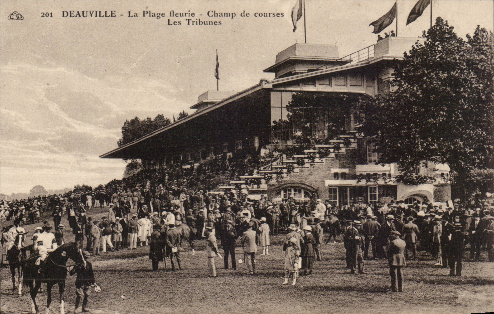 Deauville - Rennstrecke - die Hippisme Plattformen - CPA