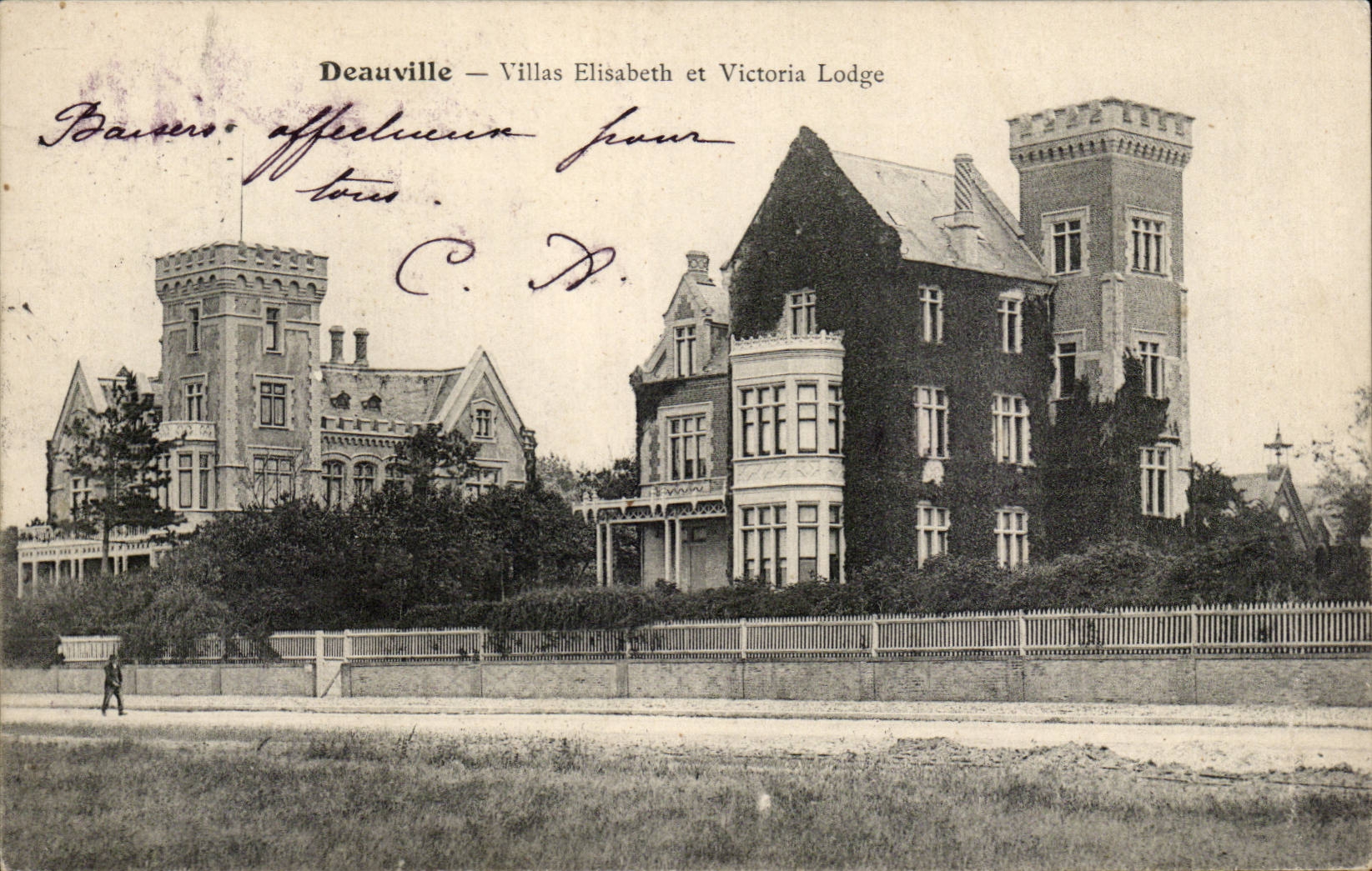 Deauville - Landhauser Elizabeth und Victoria-Hutte - CPA