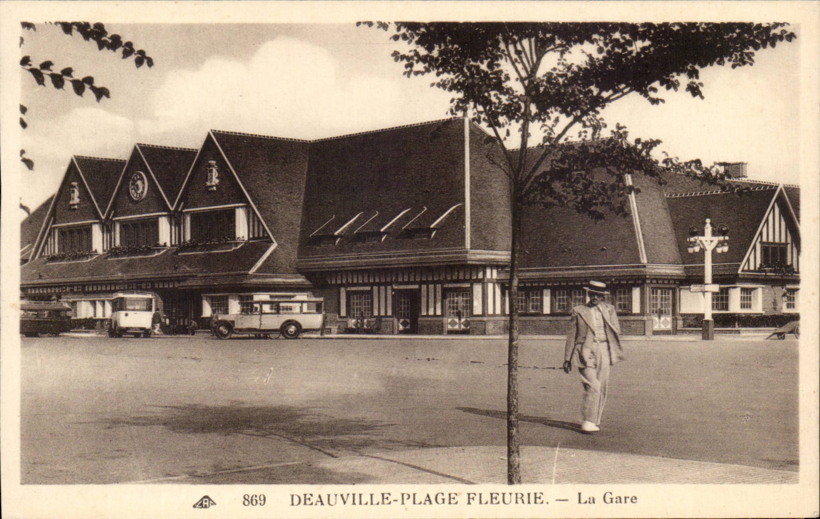 Deauville - Bahnstation - CPA