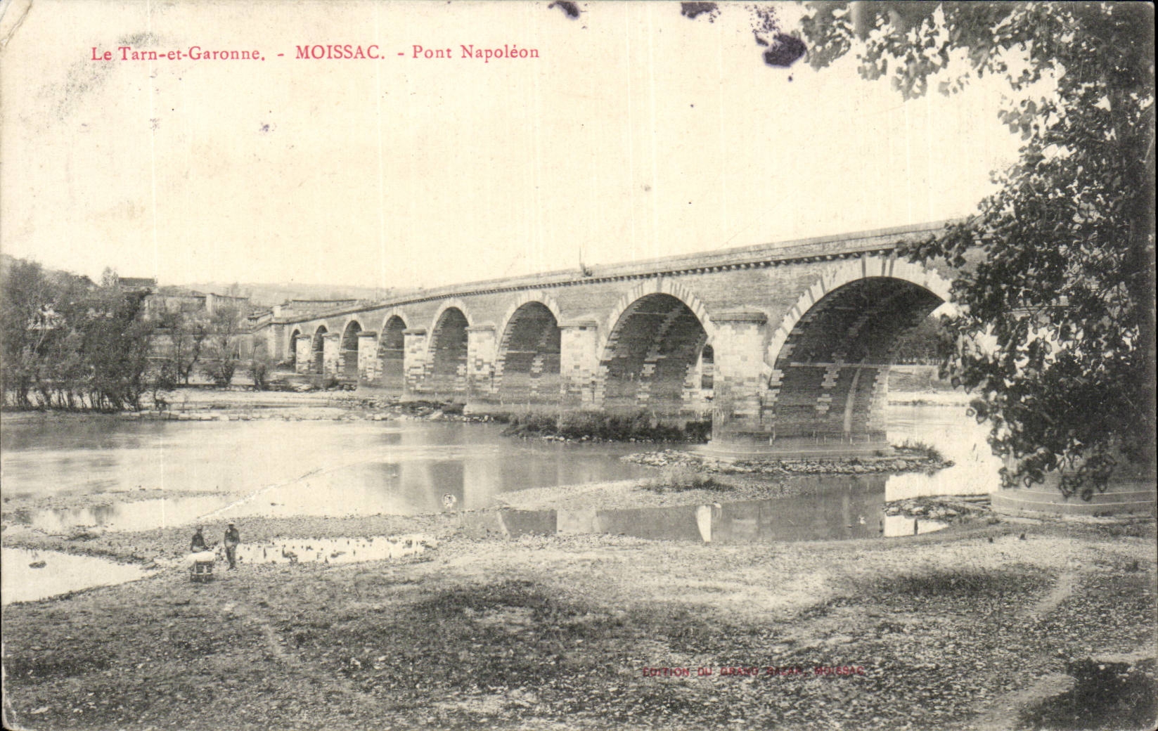 Moissac - Napoleon Bridge - CPA