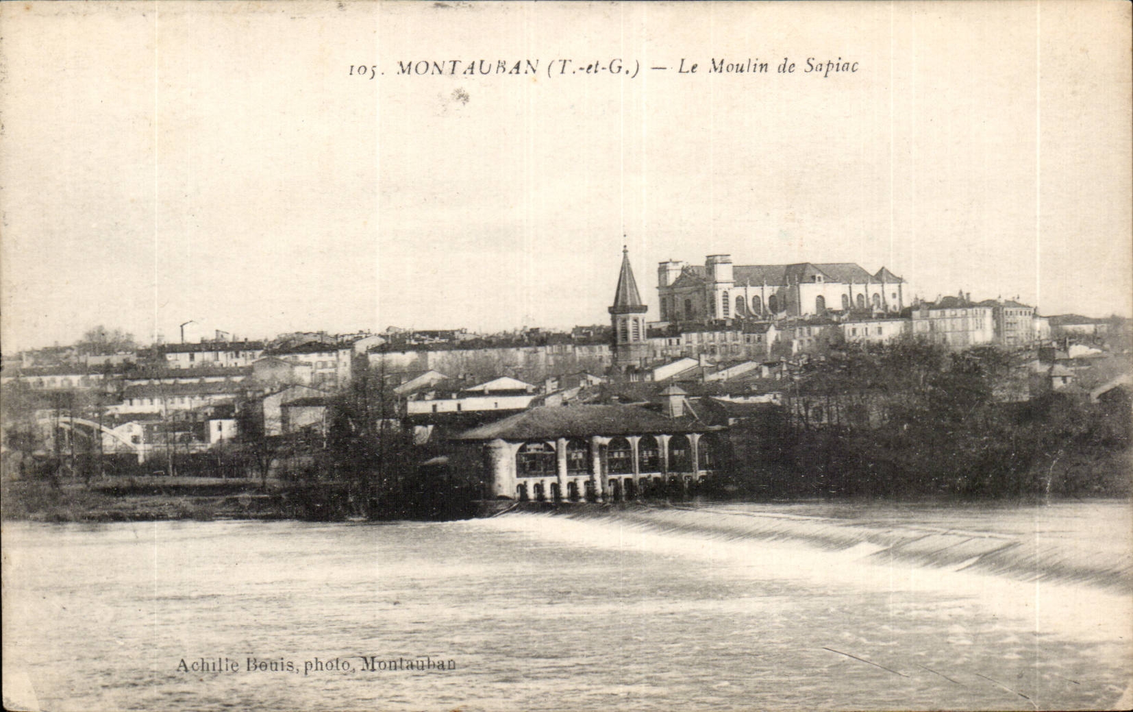 Montauban - the Mill of Crane tower - CPA