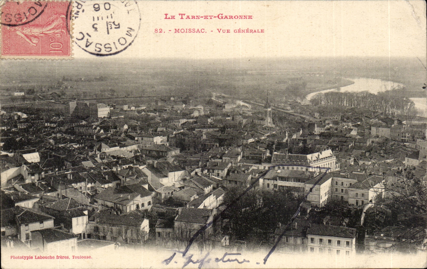 Moissac - View - CPA