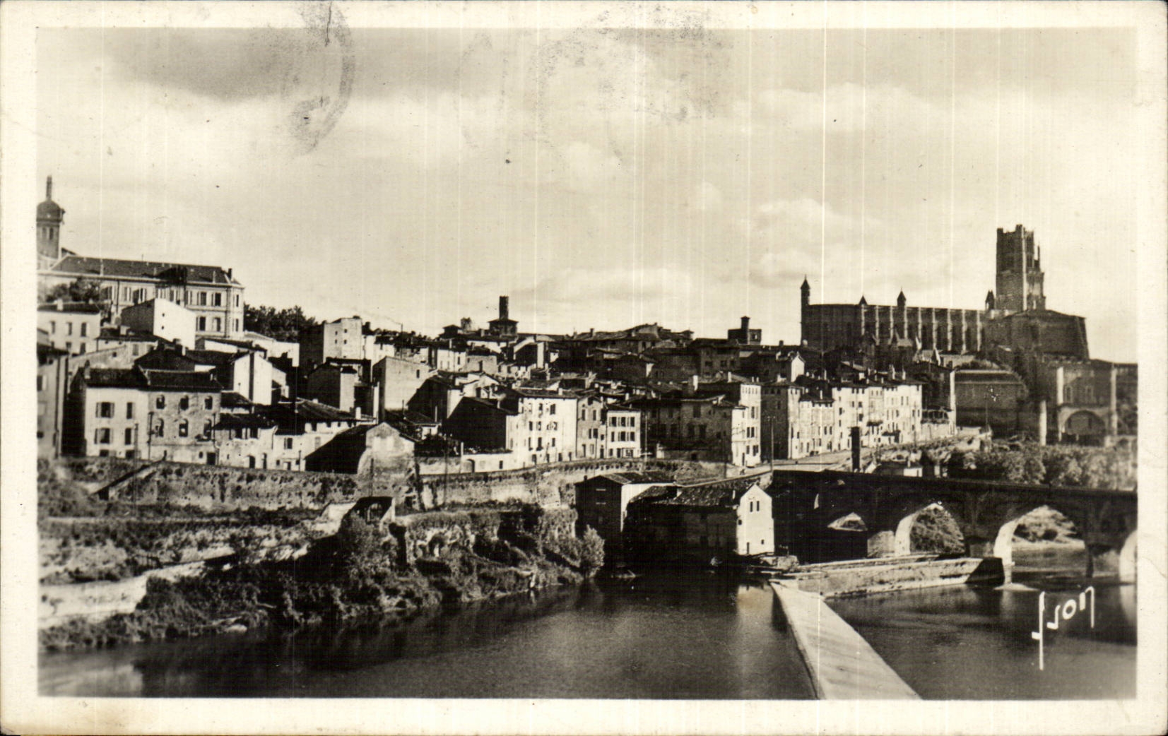 Albi - die alte Brucke - CPA