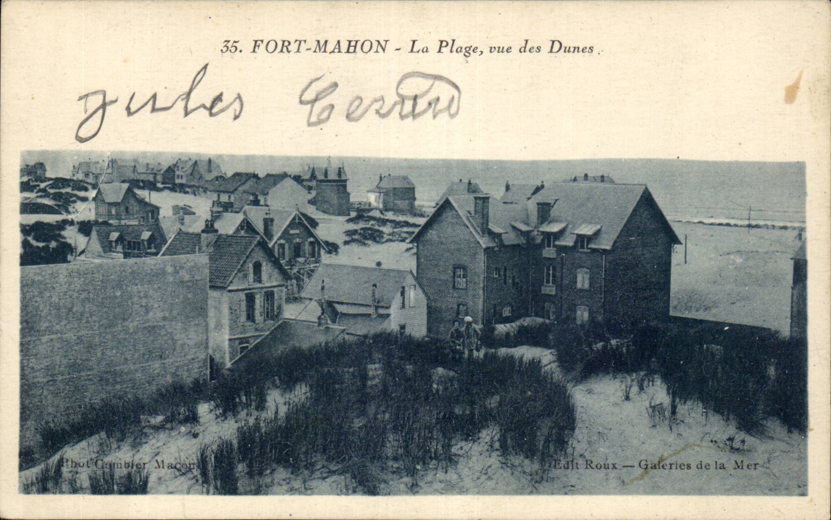 Fort Mahon - the Beach - Sight of the Dunes - CPA